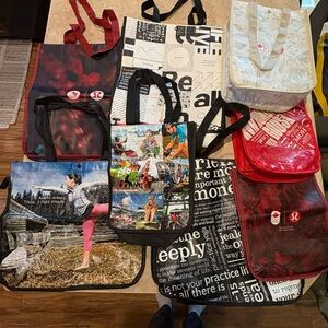 lululemon Shopper Totes 4small & 4large. Some are vintage & rare